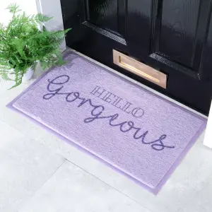 Hello Gorgeous Doormat (70 x 40cm)