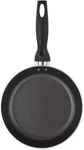 Dunelm Essentials Non-Stick Aluminium Frying Pan, 20Cm, Black