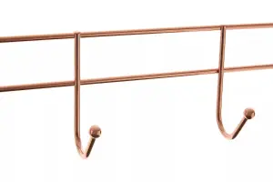 Maison by Premier 4 Hook Rose Gold Over Door Hanger