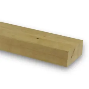 PACK OF 15 (Total 15 Units) - 100mm x 200mm (8" x 4") Sawn Timber Carcassing Wood Softwood Timber - 2.4m Length