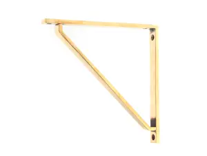 Aged Brass Barton Shelf Bracket (200mm x 200mm)