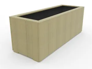 WoodyBloom3 wooden planter, 1400x500x500