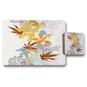 Japanese Maple Leaves (Placemat & Coaster Set) / Default Title