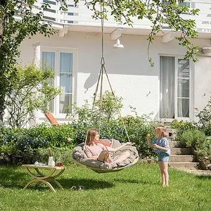 Amazonas Swing Garden Nest Hanging Chair - Taupe