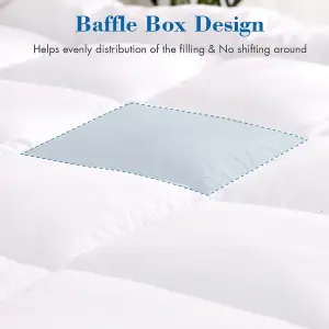 Plush Soft 4 Inch Deep King Mattress Topper