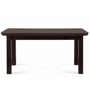 Extendable Metal Base Dining Table Wenge