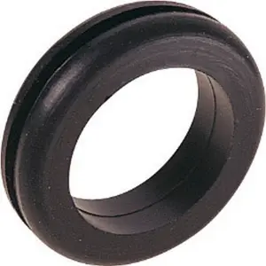 Dencon Grommets for Metal Boxes (Pack of 10) Black (20mm)