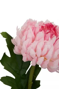 Fiori 84cm Chrysanthemum Stem Pink Flower Artificial Plant Foliage