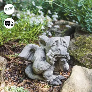 Sad Dragon' Mythical Garden Ornament