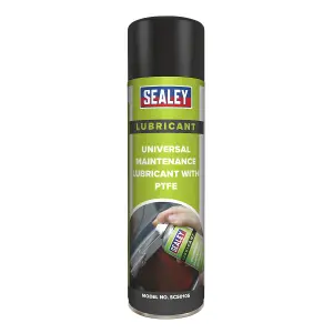 Sealey Universal Maintenance Lubricant Spray Contains PTFE 500mL SCS010S