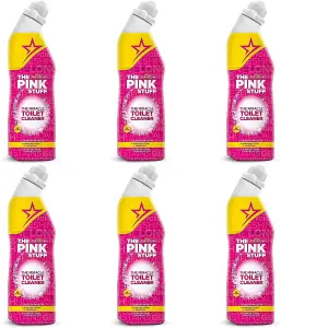 Stardrops, The Pink Stuff Miracle Toilet Cleaner, Pink, 750 ml (Pack of 6)