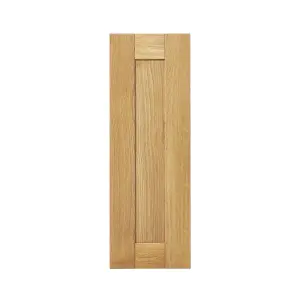 GoodHome Verbena Natural oak effect Matt natural Shaker Highline Cabinet door (W)250mm (H)715mm (T)20mm