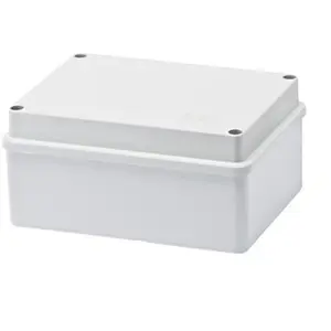 Gewiss GW44206 Grey Plastic Junction Box 150mm x 110mm x 70mm - Pack of 2