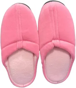 3 In 1 Fleece Cozy Blanket Sleeves Snuggle Rug Wrap Snug Memory Foam Slippers & Insole - Pink