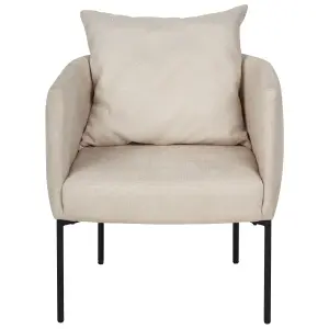 Armchair MALMOS Fabric Light Beige