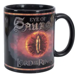 The Lord Of The Rings Eye Of Sauron Heat Changing Mug Black (One Size)