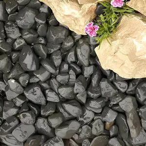 Midnight Granite Cobbles 60-120mm - 25 Net Bags (500kg)