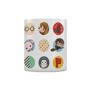 Harry Potter Chibi Circles Mug White (One Size)