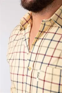 Rydale Men's Country Checked Shirt - Ebberston - Sand M