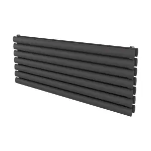 Agadon Neo Duplex Horizontal Designer Radiator 410 x 1000 mm Textured Anthracite - 2519 BTU - 10 Years Guarantee