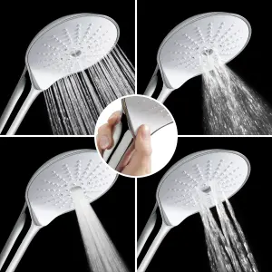 Mira Activate Dual High Pressure Chrome effect Rear fed Low pressure Digital Concealed valve Shower