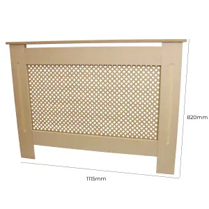 Radiator Cover MDF Unfinished 1115mm