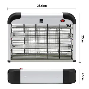 20W Residential and Commercial Use Electronic UV Light Zapper for Insects Mosquito Insect Killer Fly Zapper Fly Killer Fly