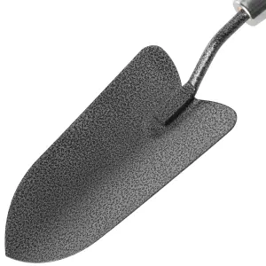 Hardys Garden Hand Trowel - Carbon Steel, Hammered Finish, Improved Rust Resistance, Robust Ash Wood Handle - (L) 330mm x (W) 80mm