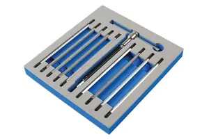 Laser Tools 7284 12pc T-Handle Double End Screwdriver Set