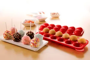 Essentials by Premier 12 Mould And 24 Sticks Cake Pop Mould