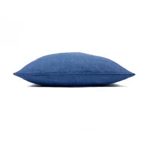 Essentials Twilight Textured Weave Piped Feather Filled Cushion