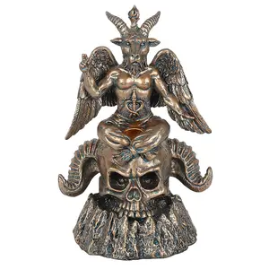 Something Different Baphomet Backflow Incense Burner Brown (One Size)