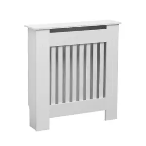 MDF Radiator Cover With Modern Cabinet Top Shelving (Small)