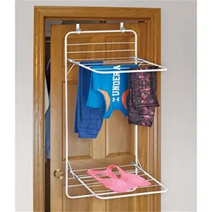 Metal Foldable Wall-Mounted Drying Rack White