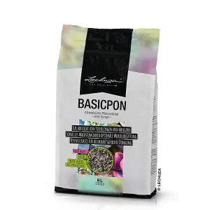 LECHUZA BASICPON Peat-Free Houseplant Potting Mix for Indoor Plants Fertilizer-free Potting Compost 6 Liter