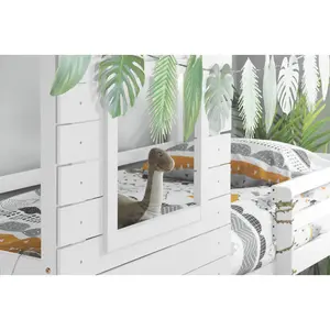 Waban Single (3') Standard Bunk Bed White