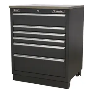 Sealey Modular Floor Cabinet 6 Drawer 775mm Heavy-Duty APMS03