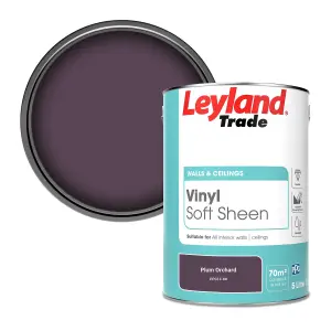 Leyland Trade Vinyl Soft Sheen Walls & Ceilings Emulsion Paint Plum Orchard (PPG13-08) - 5L