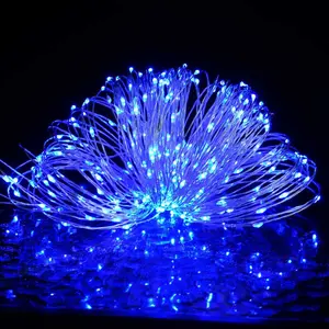 LED Twinkle Indoor / Outdoor String Lights Blue