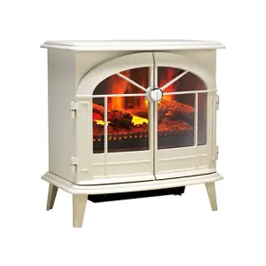 Dimplex Meribel MRB20 Opti-Myst Electric Stove - REALISTIC FLAME AND LOG BED EFFECT - REMOTE - 3 YEAR WARRANTY