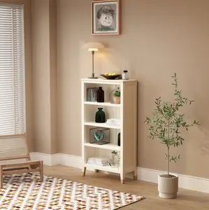 Palazzi Bookcase H127 W69 D25cm - White