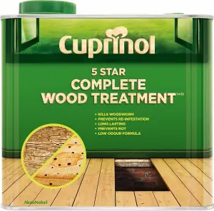 Cuprinol 5 Star Wood Treatment (Wb) 2.5L