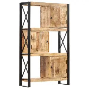 Berkfield Bookshelf 90x30x150 cm Solid Mango Wood