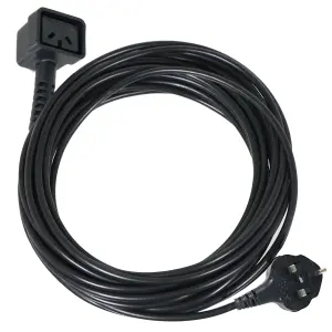 SPARES2GO Mains Cable Power Lead & UK Plug compatible with Numatic Vacuum Cleaner (10 Metres, 2 pin)