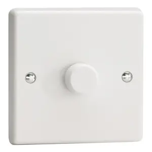 Varilight 1-Gang 2-Way 100W V-Com LED Dimmer White