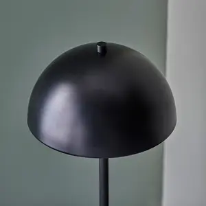 Luminosa Saroma Complete Table Lamp, Matt Black Paint