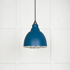 Smooth Nickel Brindley Pendant in Upstream