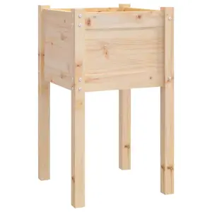 Berkfield Garden Planters 2 pcs 40x40x70 cm Solid Pinewood