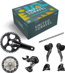 Shimano GRX 820 12-Speed 1X Groupset, 172.5mm