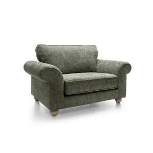 Ingrid Collection Cuddle Chair in Rifle Green